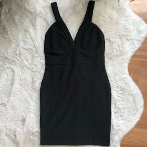 Black cocktail party dress